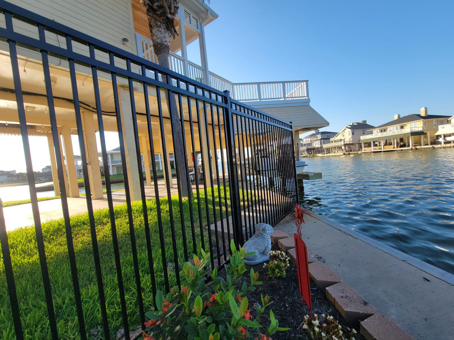 Aluminum Rectangular Flat Top and Bottom Fence 6x8