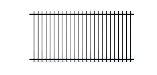 Aluminum Extended Top & Bottom Fence 4x8