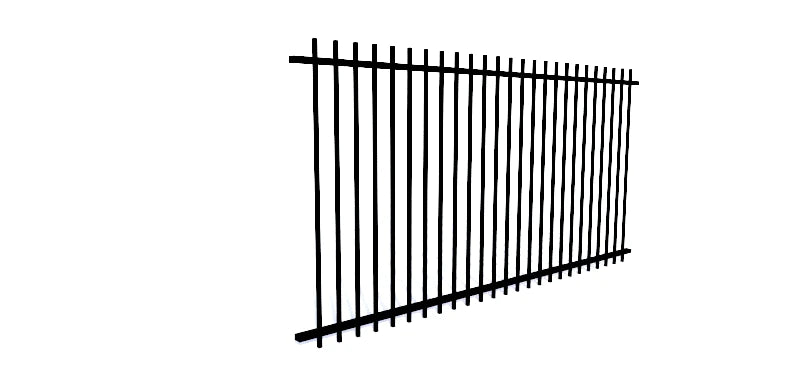 Aluminum Extended Top & Bottom Fence 4x8