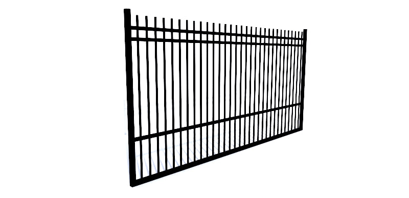 Aluminum Rectangular Extended Driveway Gate