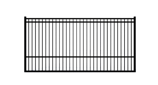 Aluminum Rectangular Flat Driveway Gate